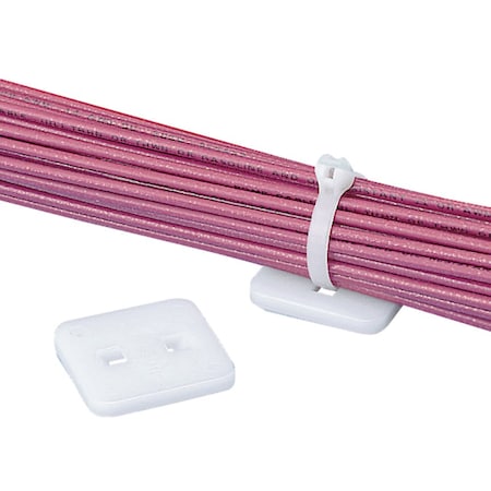 Panduit Cable Tie Mount, User-supplied Adh., Low AM2-M